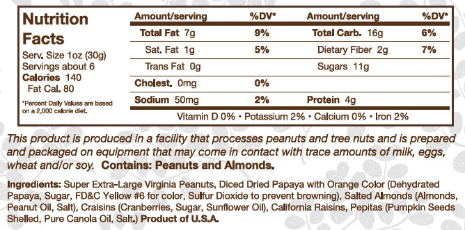 6oz Bag Rt. 58 Trail Mix: FERIDIES