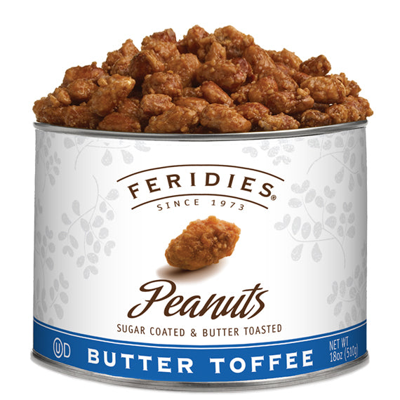 Feridies Butter Toffee Peanuts - 18oz Can Feridies Butter Toffee Peanuts - 18oz Can