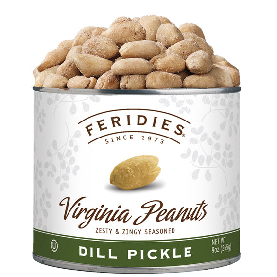 9oz Dill Pickle Virginia Peanuts, Seasoned Peanuts: FERIDIES