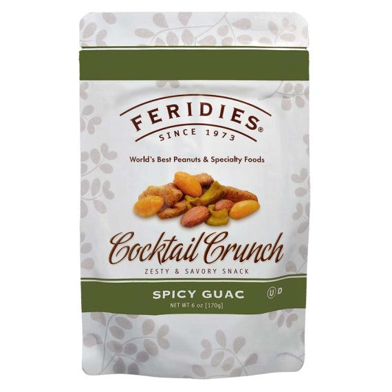 6oz Spicy Guac Cocktail Crunch Snack Mix, Savory Mixes: FERIDIES